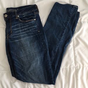 American Eagle Skinny Medium Wash Skinny Jeans